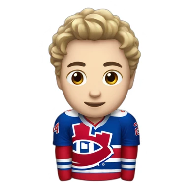 Nick suzuki hockey player for the montreal canadien sticker