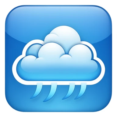 sunny weather sticker