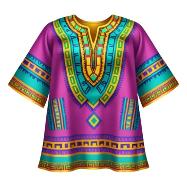 Dashiki with no human just the dress sticker