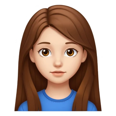 Tête jolie femme ado sticker