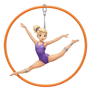 aerial hoop aerialist sticker