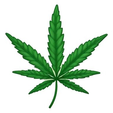 marijuana plant sticker