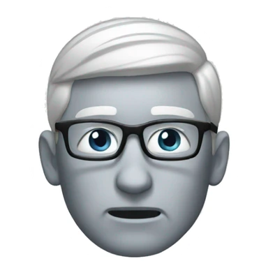 tim cook grabs his head sticker