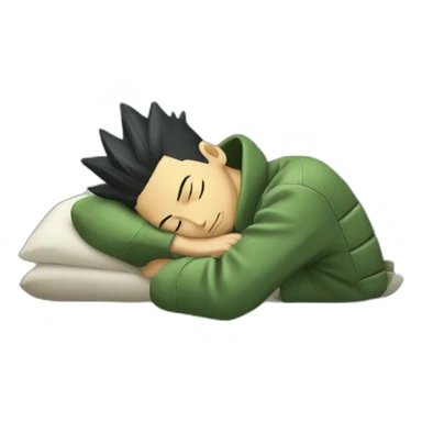 Shikamaru Sleeping  sticker