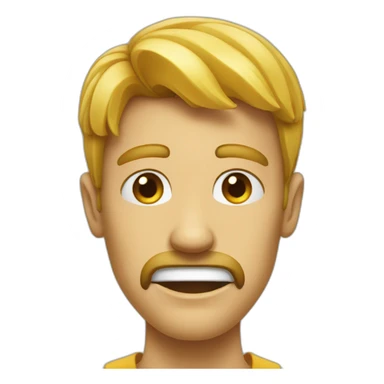 Tête qui rage sticker