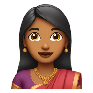 Indian girl from Goa sticker