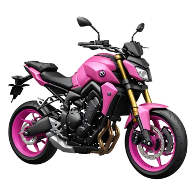 Yamaha mt09 rosada  sticker