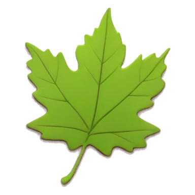 a fall leaf colored to hex #00b293 sticker