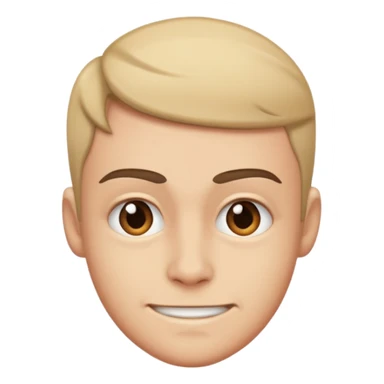 awkward forced Half smile smirk sticker