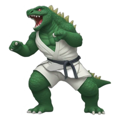 Godzilla jiu jitsu  sticker