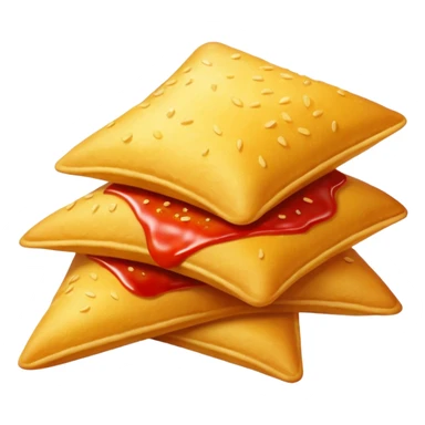 Chips snack Red
 sticker