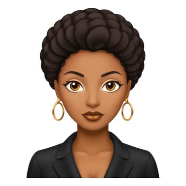 black skin mob wife sticker