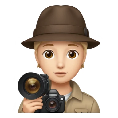 photographer facing away sticker