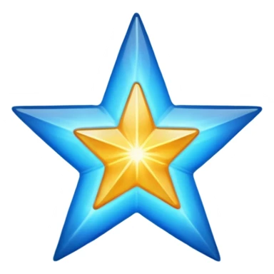 blue version of a ⭐ sticker