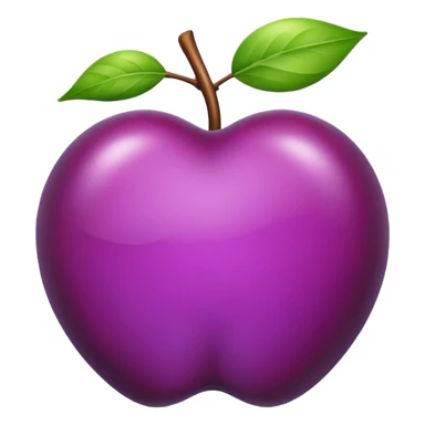 Plum sticker