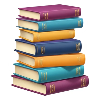 libros aesthetic de colores sticker