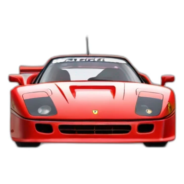 Ferrari f40 gt2 race car sticker