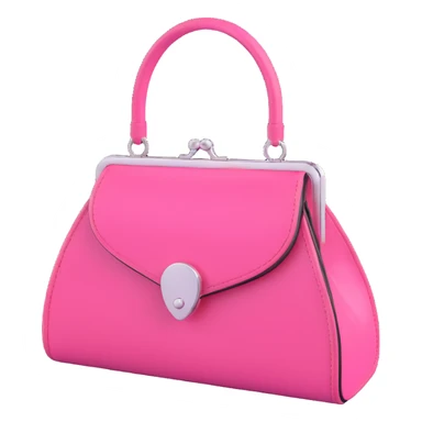 Pink goth purse sticker