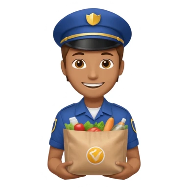 Food Delivery Guy sticker