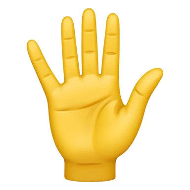 Minimal, flat-style emoji of a hand making the Wyldlife symbol — all fingers extended upward, except the pinky is bent inward to form the shape of a ‘W’ and ‘L’. Simple, bold lines, smooth edges, no extra details, designed in the style of iOS emojis.”  sticker