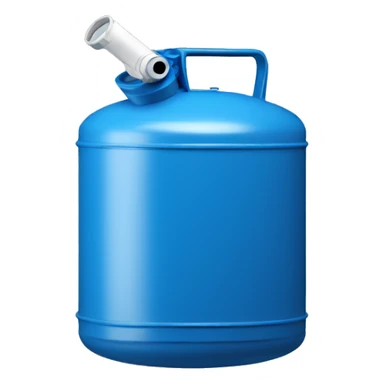 blue gas canister sticker