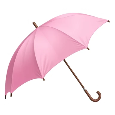 Pastel Pink Umbrella  sticker