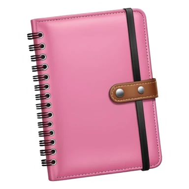 girly pink notebook planer not childish sticker