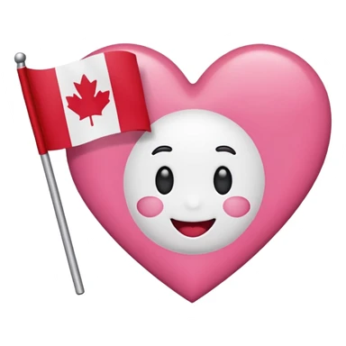 🇨🇦+🩷+🫡 sticker