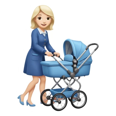 pram walk sticker