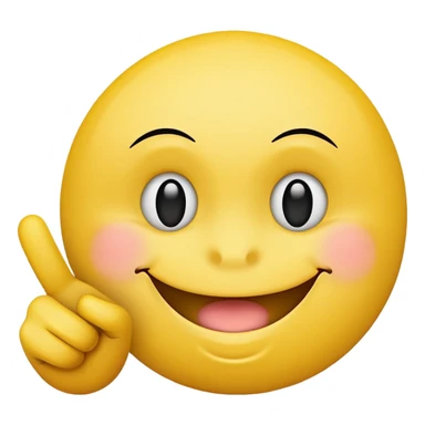 Smiley face with middle finger sticker