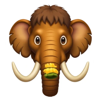 a Mammoth half body sticker