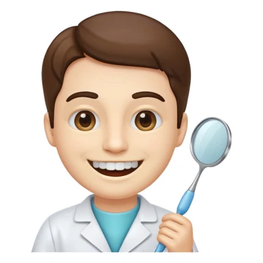 generate a dentist emoji that treats teeth sticker
