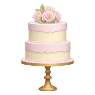pastel wedding cake sticker