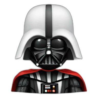 Darth vader in Santa Claus suit sticker