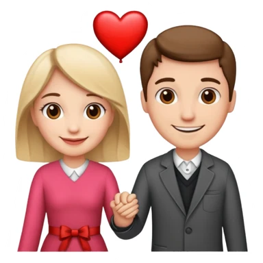 valentines day couple sticker