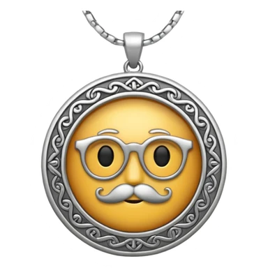 hipster necklace sticker