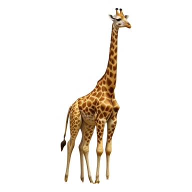cinematic-giraffe-realistic-full-body-standing-emoji,-towering-elegantly-over-the-savanna,-long-neck-arched-slightly,-head-tilted-dramatically,-sleek-golden-coat-with-bold-brown-patches,-large-dark-eyes-exuding-playful-wisdom,-simplified-yet-realistic-focused-features,-highly-detailed,-glowing-with-an-almost-sarcastic-glow sticker