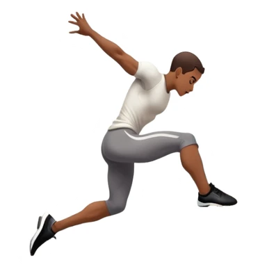 A person leaping between buildings or scaling a wall with agility and precision. The scene captures dynamic motion, showcasing strength, flexibility, and the thrill of urban acrobatics against an urban cityscape backdrop. sticker