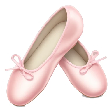 pastel pink ballet shoes sticker