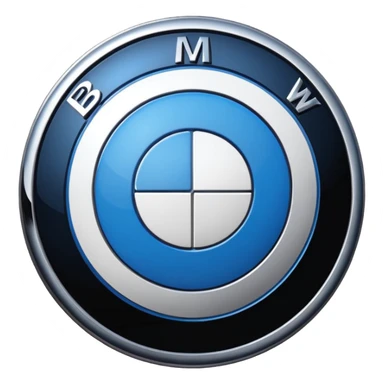Bmw logo sticker