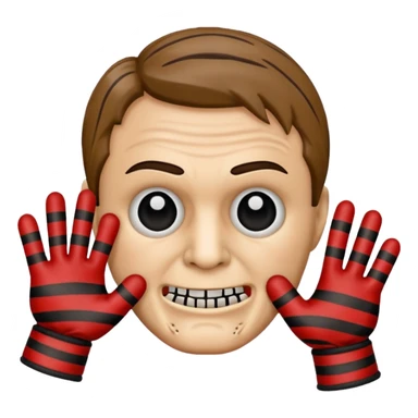 Freddy Kruger emojie sticker