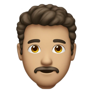 Hombre pensando en maquinaria sticker