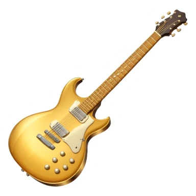 cinematic-realistic-guitar,-polished-metal,-warm-golden-reflections-dancing-along-its-surface,-soft-hands-carefully-positioned-over-the-keys,-glowing-with-an-elegant-and-airy-charm. sticker