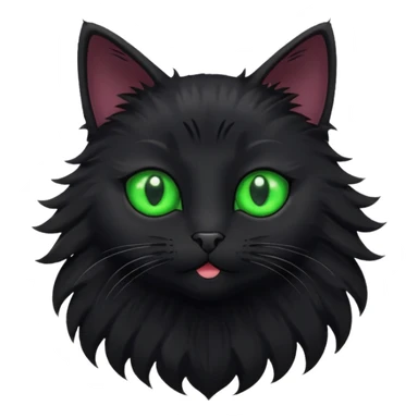 A black cat inside of a star ⭐️ 🐱 sticker