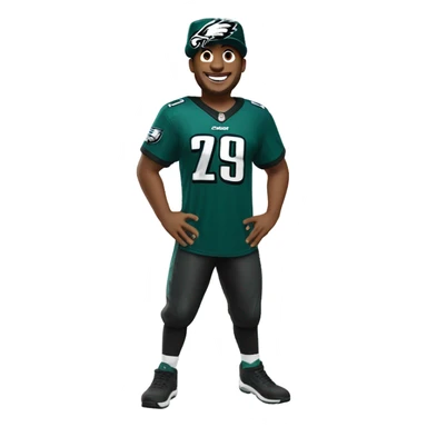 Me as Philadelphia Eagles  sticker