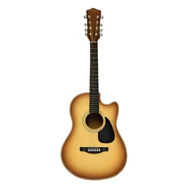 acoustic guitar with the signature sofia on it fancy sticker