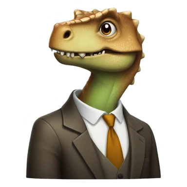 Sophisticated dinosaur  sticker