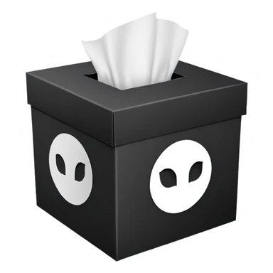 3d-style-black-hot topic-box,-slightly-open-with-tissue-paper-inside,-hot topic-logo-on-the-center,-same-square-shape-and-proportions-as-reference,-minimal,-on-white-or-transparent-background,-more-variations-of-the-box-with-the (1) sticker