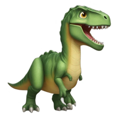 Une Tortum sur un dinossure sticker