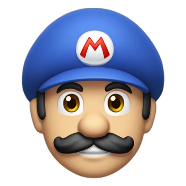 mario bros pensando sticker